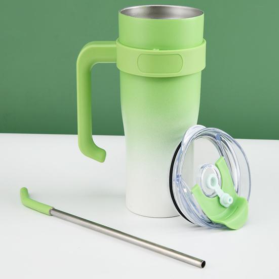 VACUMM INSULATED TUMBLER WITH STRAW - 1200 ML - campassion.leb