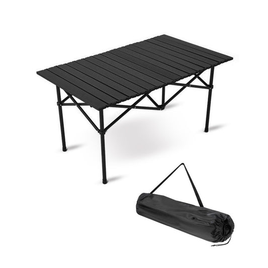 Roll-Up Folding Table – Lightweight Portable Table with Carry Bag (95x55x50 cm)
