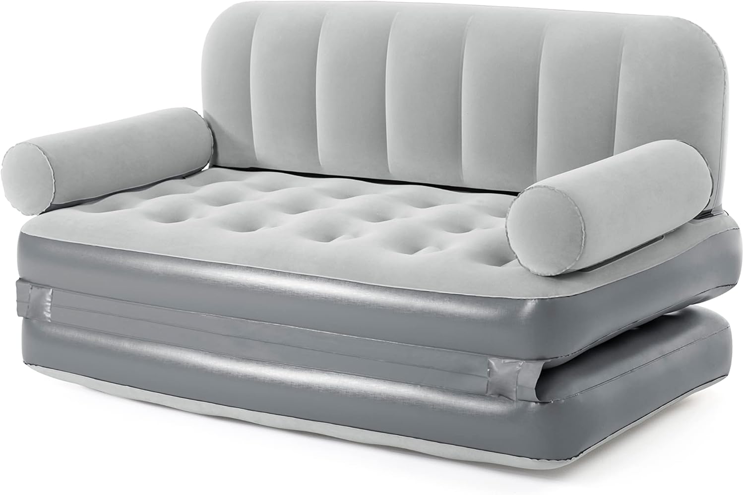 3-IN-1 INFLATABLE SOFA BED WITH BUILT-IN PUMP – 188x152x64 CM | Waterproof Double Lounger - campassion.leb