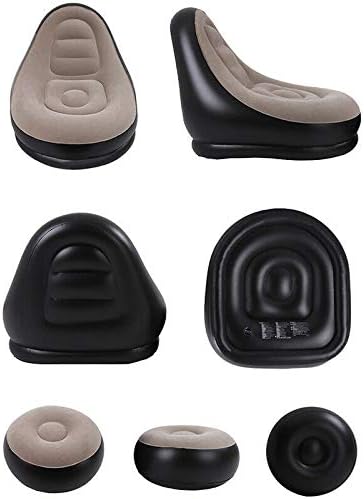 Jilong Deluxe Inflatable Lounger with Stool β 120 x 83 x 80 cm - campassion.leb