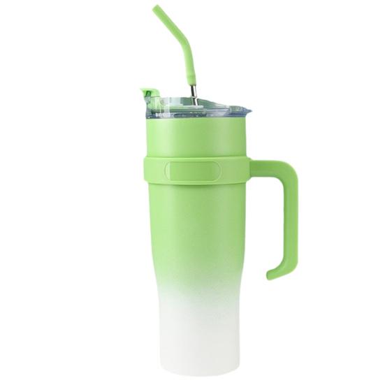 VACUMM INSULATED TUMBLER WITH STRAW - 1200 ML - campassion.leb