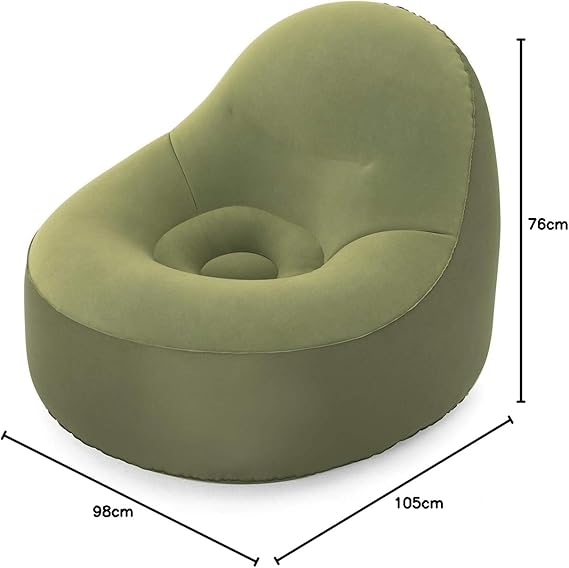 BESTWAY - TOUGHPOD INFLATABLE AIR CHAIR – 105 x 98 x 76 CM - campassion.leb