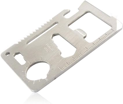 11-in-1 Multifunction Survival Tool Card – Stainless Steel Pocket Gear - campassion.leb