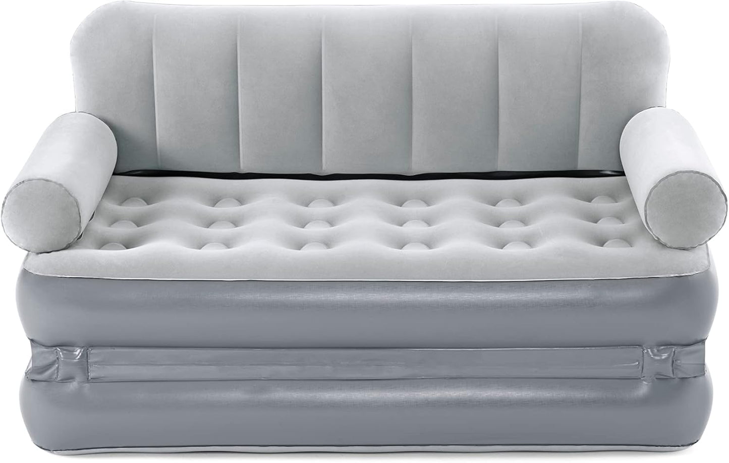 3-IN-1 INFLATABLE SOFA BED WITH BUILT-IN PUMP – 188x152x64 CM | Waterproof Double Lounger - campassion.leb