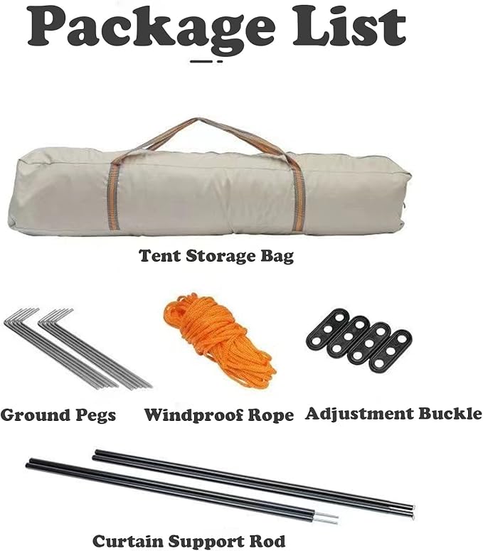 4-Person Automatic Cabin Camping Tent 240x240 cm | Square Family Tent with Awning & Mesh Windows - campassion.leb