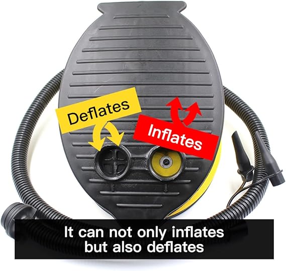 Foot Air Pump – Portable Inflator & Deflator for Camping and Travel - campassion.leb