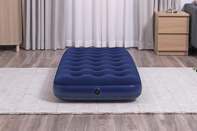 AVENLI Single Inflatable Mattress 191x73x22 cm | Compact Airbed for Camping & Indoor Use - campassion.leb