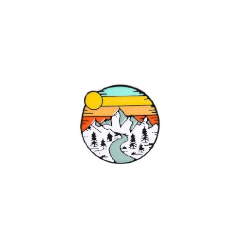 Camping Enamel Pins – Adventure Lapel Badges & Hiking Brooches (3 for $7 Deal)