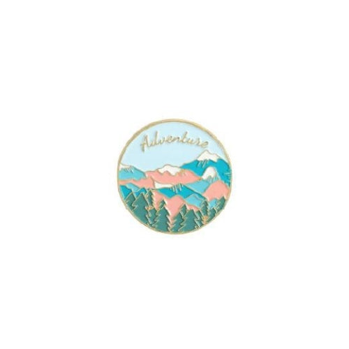 Camping Enamel Pins – Adventure Lapel Badges & Hiking Brooches (3 for $7 Deal)