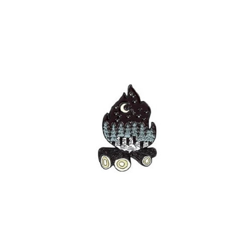 Camping Enamel Pins – Adventure Lapel Badges & Hiking Brooches (3 for $7 Deal)