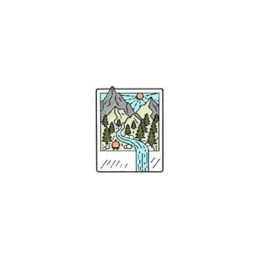 Camping Enamel Pins – Adventure Lapel Badges & Hiking Brooches (3 for $7 Deal)