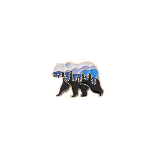 Camping Enamel Pins – Adventure Lapel Badges & Hiking Brooches (3 for $7 Deal)