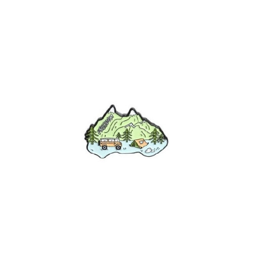 Camping Enamel Pins – Adventure Lapel Badges & Hiking Brooches (3 for $7 Deal)