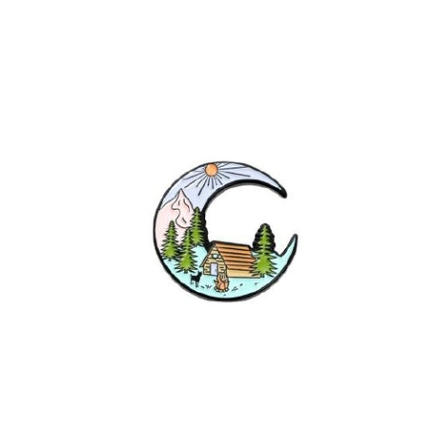Camping Enamel Pins – Adventure Lapel Badges & Hiking Brooches (3 for $7 Deal)