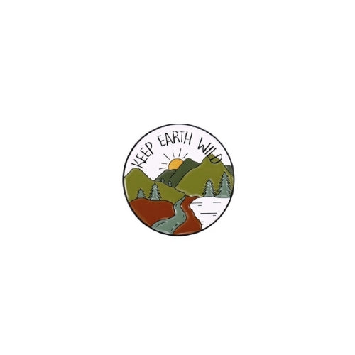 Camping Enamel Pins – Adventure Lapel Badges & Hiking Brooches (3 for $7 Deal)