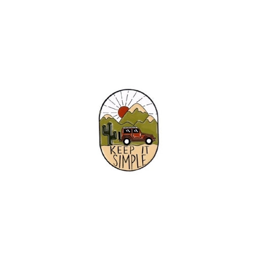 Camping Enamel Pins – Adventure Lapel Badges & Hiking Brooches (3 for $7 Deal)