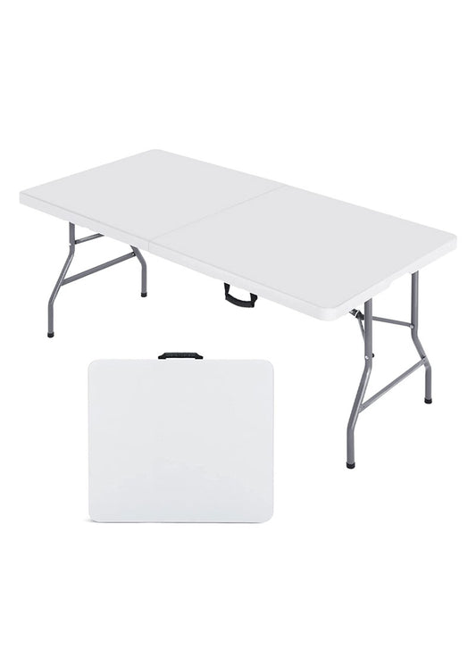 Folding Table – Half-Fold Banquet Table (180x73x74 cm) | White - campassion.leb