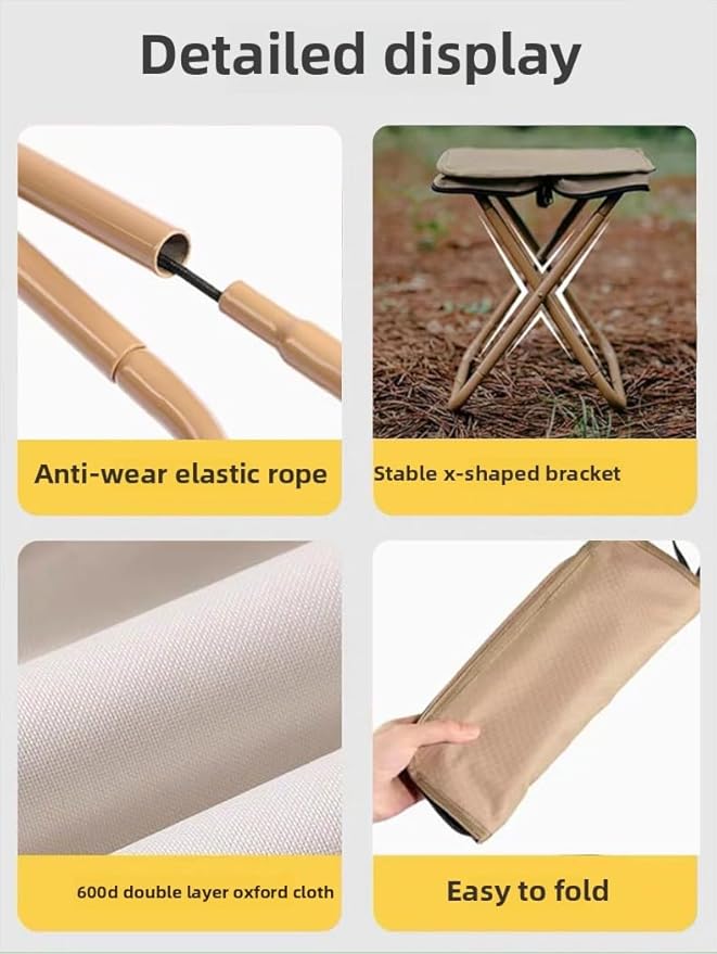 Portable Folding Camping Stool | Lightweight & Compact - campassion.leb