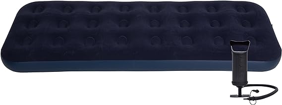 AVENLI Single Camping Mattress 191x73x22 cm + Air Pump | Inflatable Bed for 1 Person - campassion.leb
