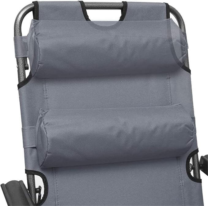 Dual-Purpose Folding Recliner Camping Chair | Gray - campassion.leb