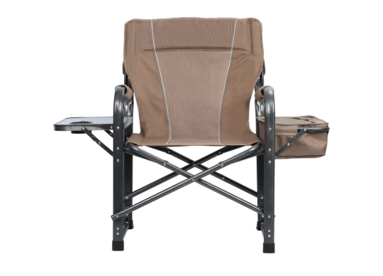 Oversized Folding Camping Chair with Cooler Bag & Cup Holder – Heavy-Duty Director’s Chair - campassion.leb