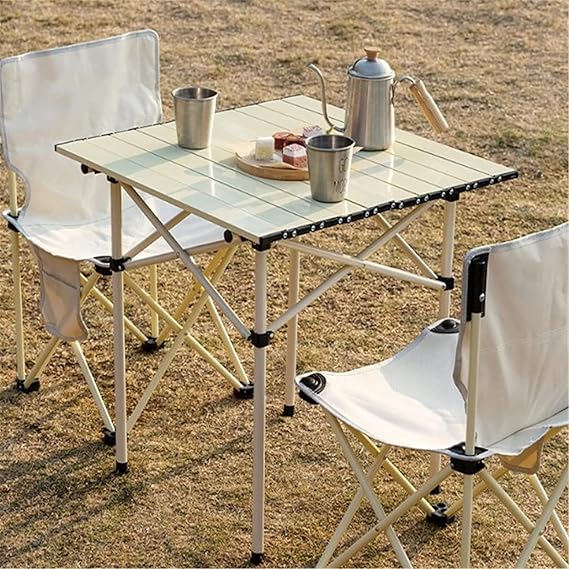 Aluminum Folding Camping Table – 50x50 cm | Compact & Lightweight Outdoor Table - campassion.leb