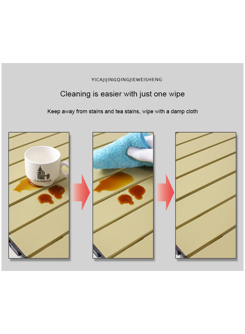 Roll-Up Folding Table – Lightweight Portable Table with Carry Bag (95x55x50 cm) - campassion.leb