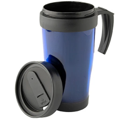 DOUBLE WALL INSULATED THERMAL MUG WITH LID - campassion.leb