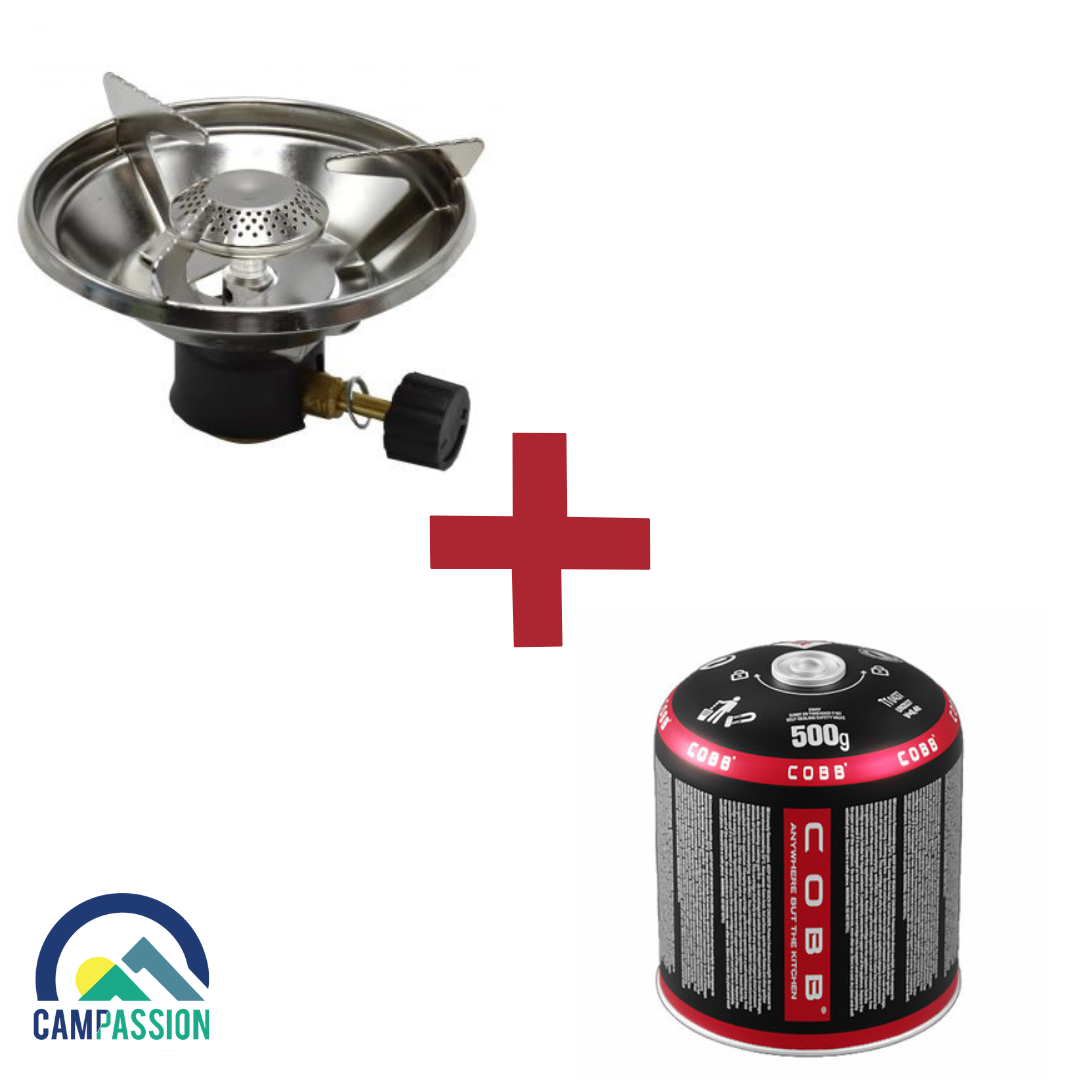 Valve Cartridge Stove | Screw-In Portable Camping Stove | Compact Burner - campassion.leb