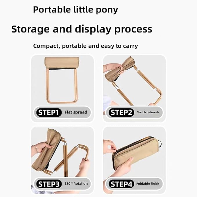 Portable Folding Camping Stool | Lightweight & Compact - campassion.leb