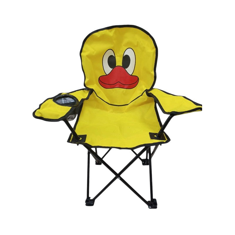 Children’s Foldable Camping Chair with Armrests & Cup Holder | Waterproof Kids Chair - campassion.leb