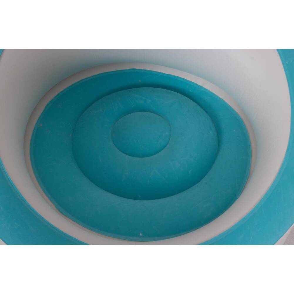 AVENLI – Deluxe Inflatable ArmChair – 85 x 82 x 60 CM | Light Blue & Red - campassion.leb