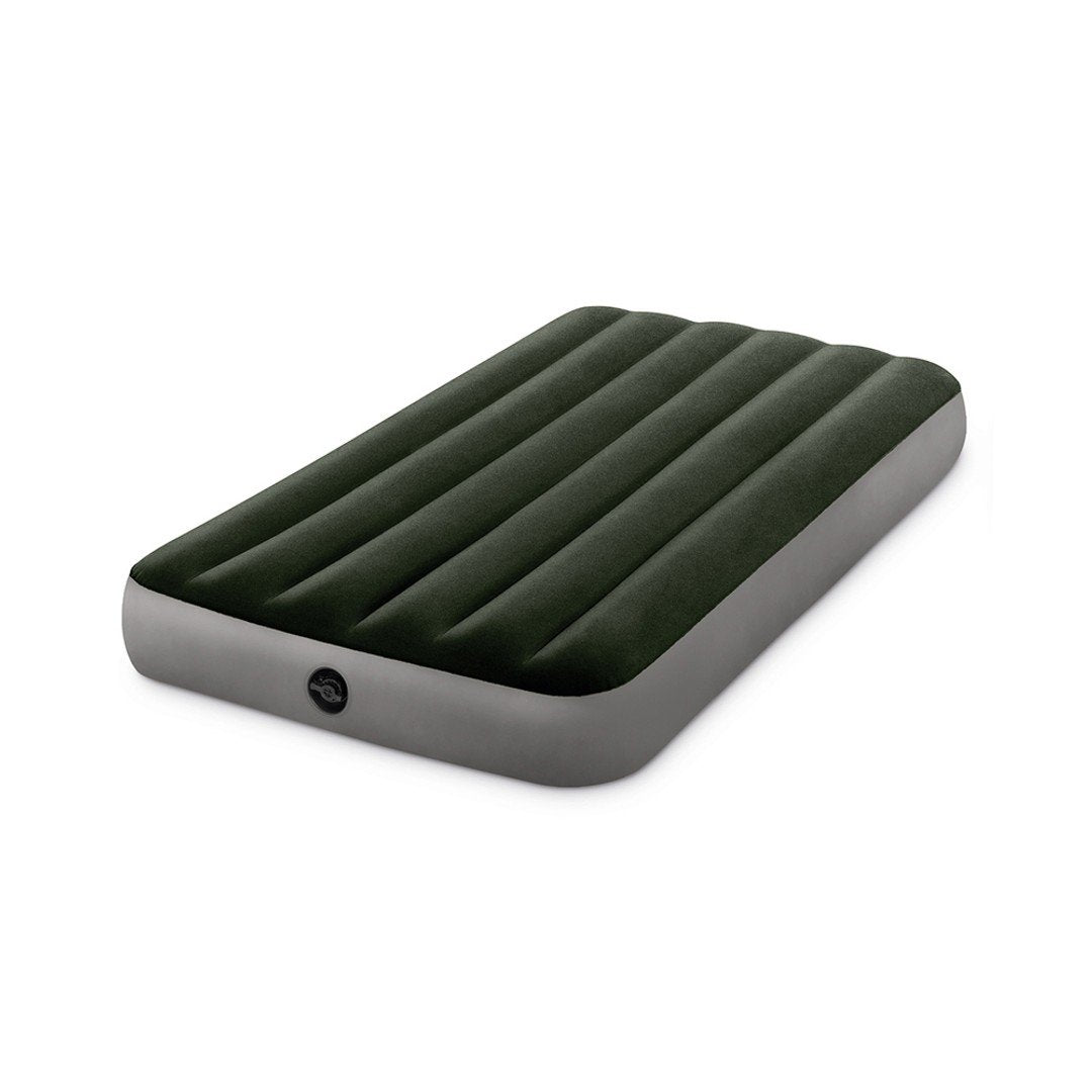 INTEX DURA-BEAM PRESTIGE DOWNY AIRBED – 76 x 191 x 25 CM | Single Fiber-Tech Inflatable Mattress - campassion.leb
