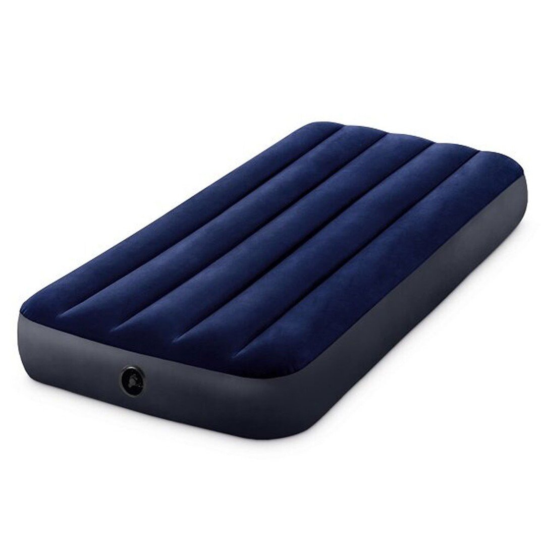 INTEX DURA-BEAM PRESTIGE DOWNY AIRBED – 76 x 191 x 25 CM | Single Fiber-Tech Inflatable Mattress - campassion.leb