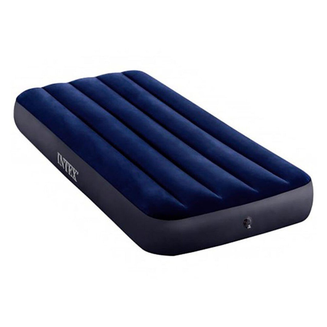 INTEX DURA-BEAM PRESTIGE DOWNY AIRBED – 76 x 191 x 25 CM | Single Fiber-Tech Inflatable Mattress - campassion.leb