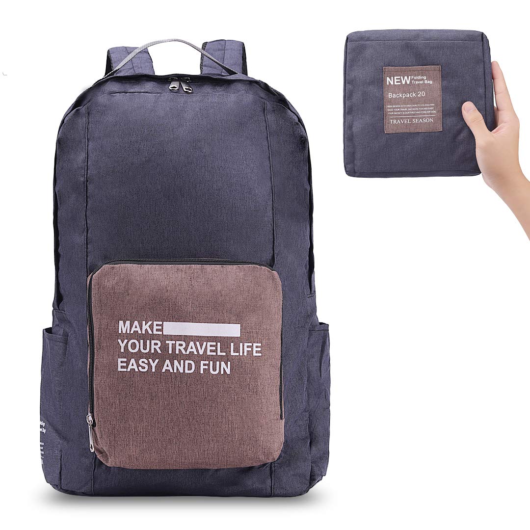 Travel Folding Backpack – Lightweight & Compact (32 x 14 x 46 cm) - campassion.leb
