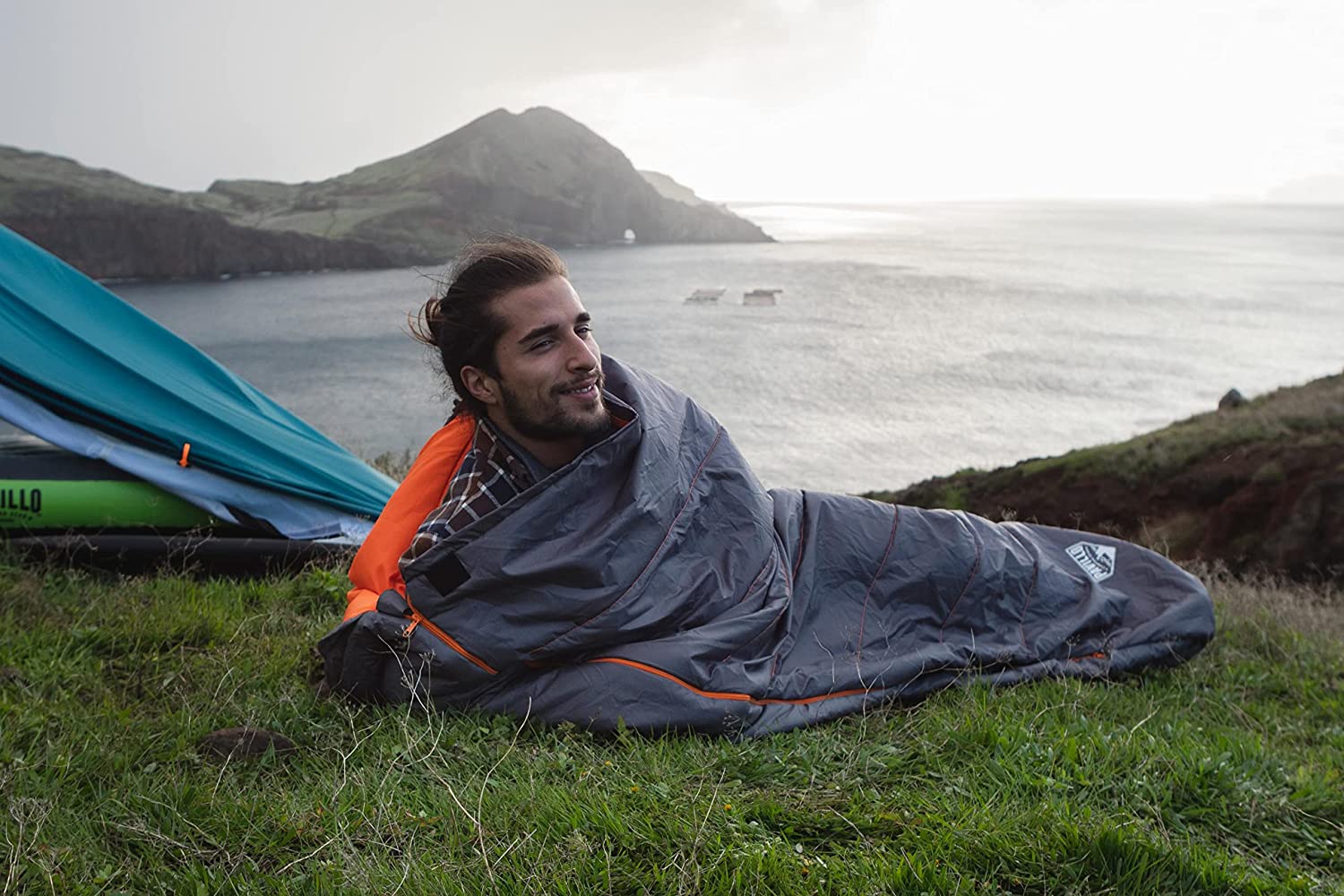 HIBERHIDE 5 Sleeping Bag – 230 x 80 cm | 3-Season, Lightweight, Hollow Fiber Insulated - campassion.leb