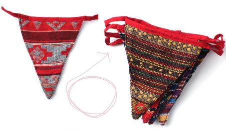 Camping Flags Banner – 6 Cloth Flags | 3.3m Reusable Decoration - campassion.leb