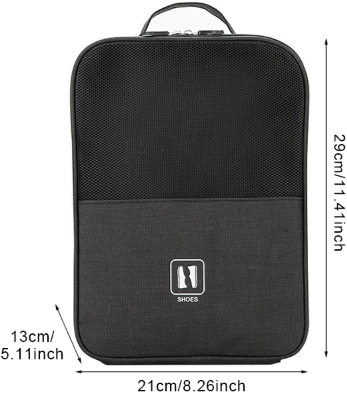 Travel Shoe Bag – 3-in-1 Storage Organizer (21 x 13 x 29 cm) - campassion.leb
