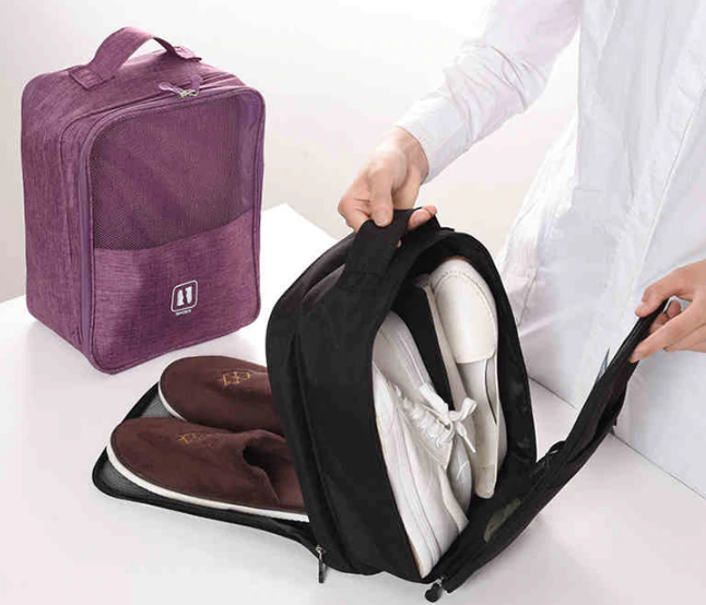 Travel Shoe Bag – 3-in-1 Storage Organizer (21 x 13 x 29 cm) - campassion.leb