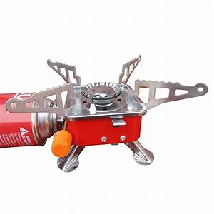 Mini Portable Camping Stove 2800W | Foldable Butane Gas Burner with Carrying Pouch - campassion.leb