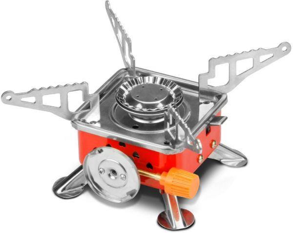 Mini Portable Camping Stove 2800W | Foldable Butane Gas Burner with Carrying Pouch - campassion.leb