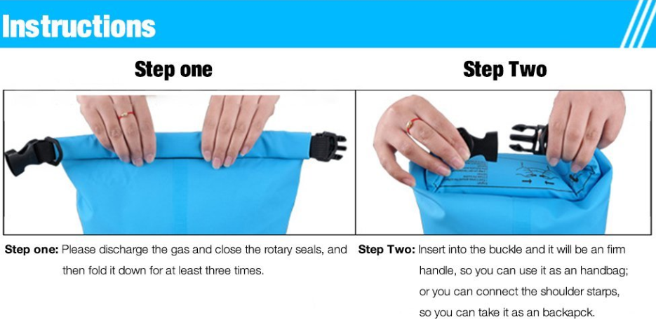 Dry Bag – 5L Waterproof Roll-Top Sack for Outdoor Adventures - campassion.leb