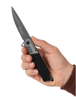 Browning Folding Knife DA363 | 23 cm Stainless Steel Survival Knife with Belt Clip