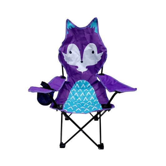 Children’s Foldable Camping Chair with Armrests & Cup Holder | Waterproof Kids Chair - campassion.leb