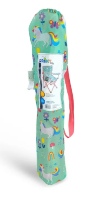Kids Folding Camping Chair with Safety Lock – Unicorn Print | 57 kg Capacity - campassion.leb