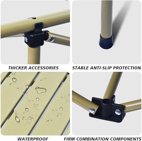 Aluminum Folding Camping Table – 50x50 cm | Compact & Lightweight Outdoor Table - campassion.leb