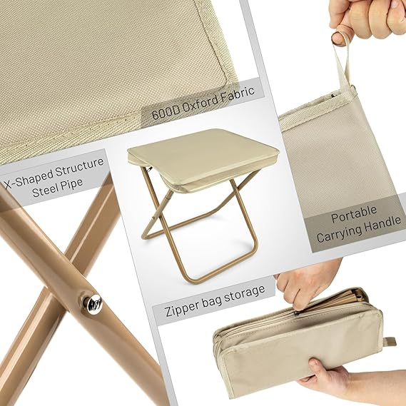Portable Folding Camping Stool | Lightweight & Compact - campassion.leb
