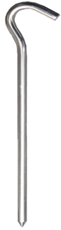 Aluminum tent pegs